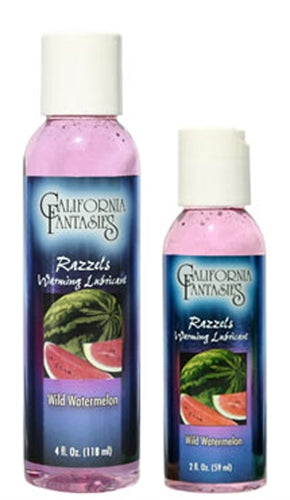Razzels Warming Lubricant - Wild Watermelon - 4 Oz. Bottle | 855487001213 | Available at EroticWarehouse.com