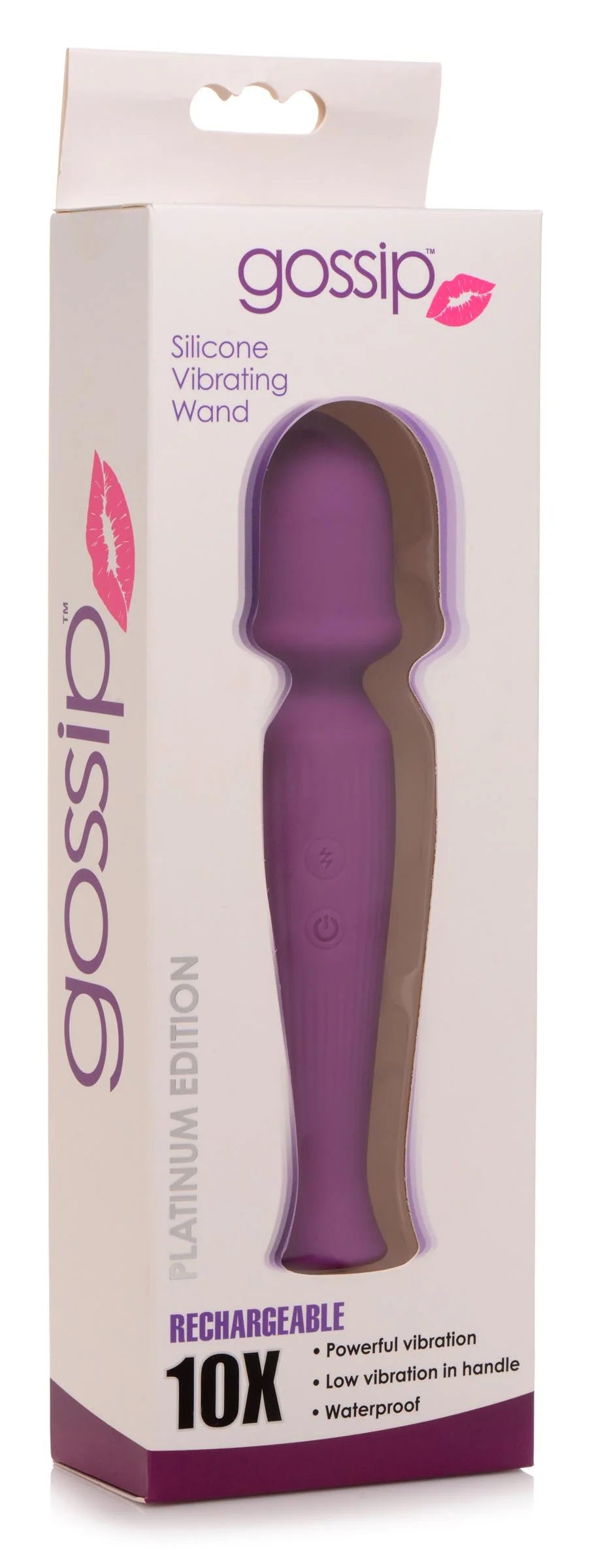 Silicone Wand Massager - Violet | 653078942392 | Available at EroticWarehouse.com