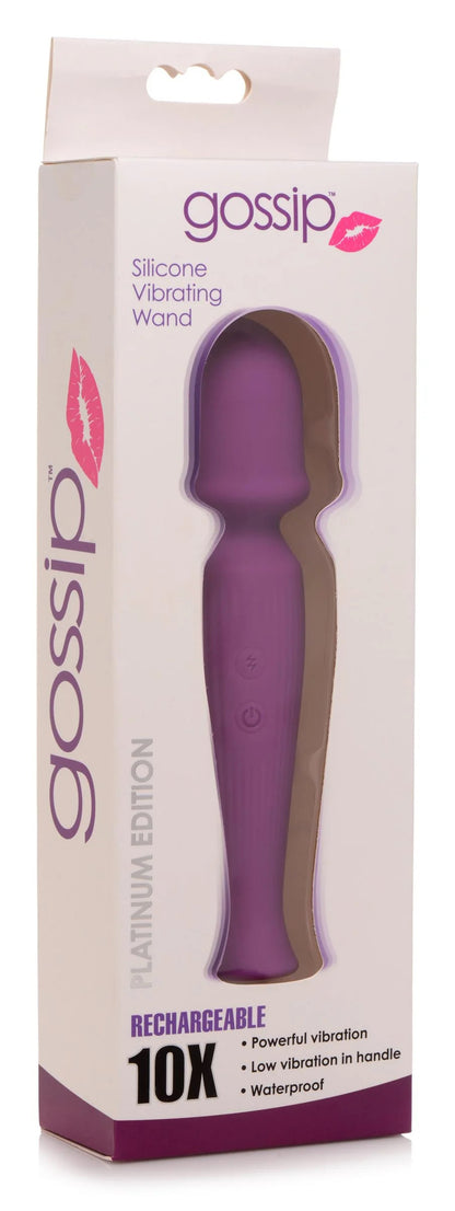 Silicone Wand Massager - Violet | 653078942392 | Available at EroticWarehouse.com