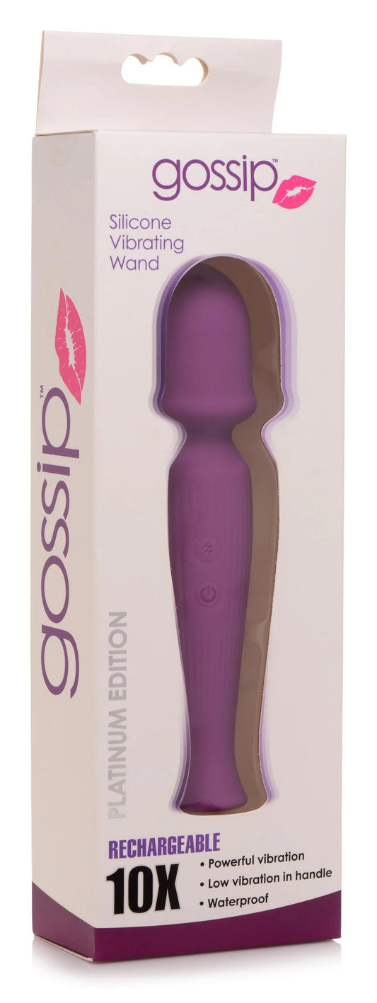 Silicone Wand Massager - Violet | 653078942392 | Available at EroticWarehouse.com