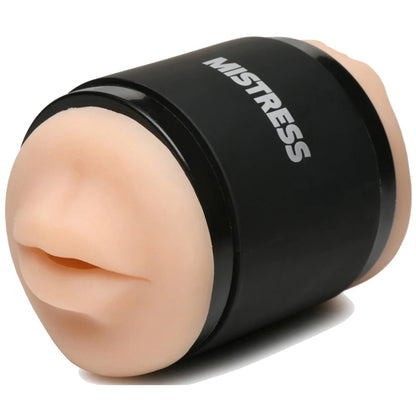 Mistress Double Shot Mouth and Pussy Stroker - Light | 653078943153 | Available at EroticWarehouse.com