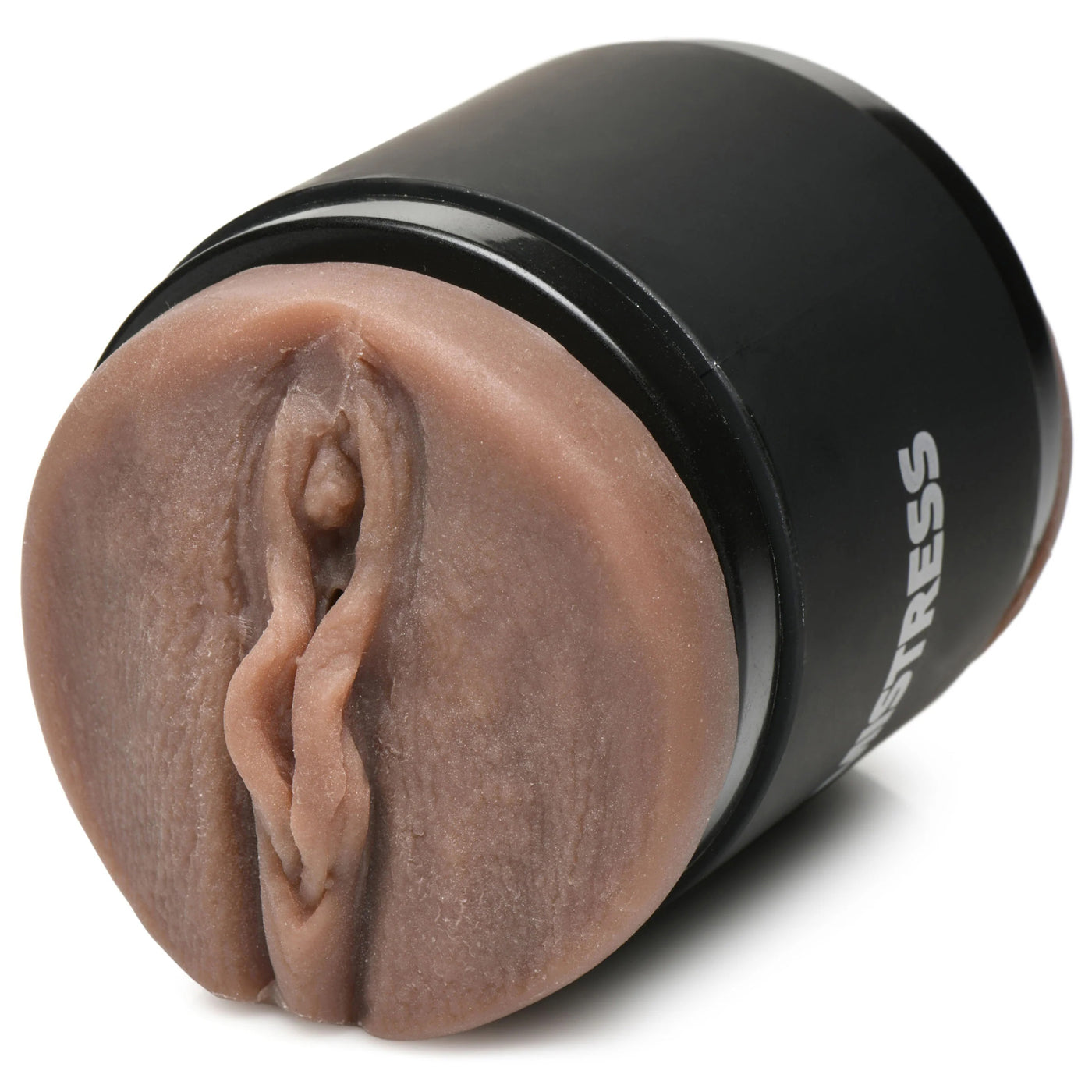 Mistress Double Shot Mouth and Pussy Stroker - Dark | 653078943177 | Available at EroticWarehouse.com