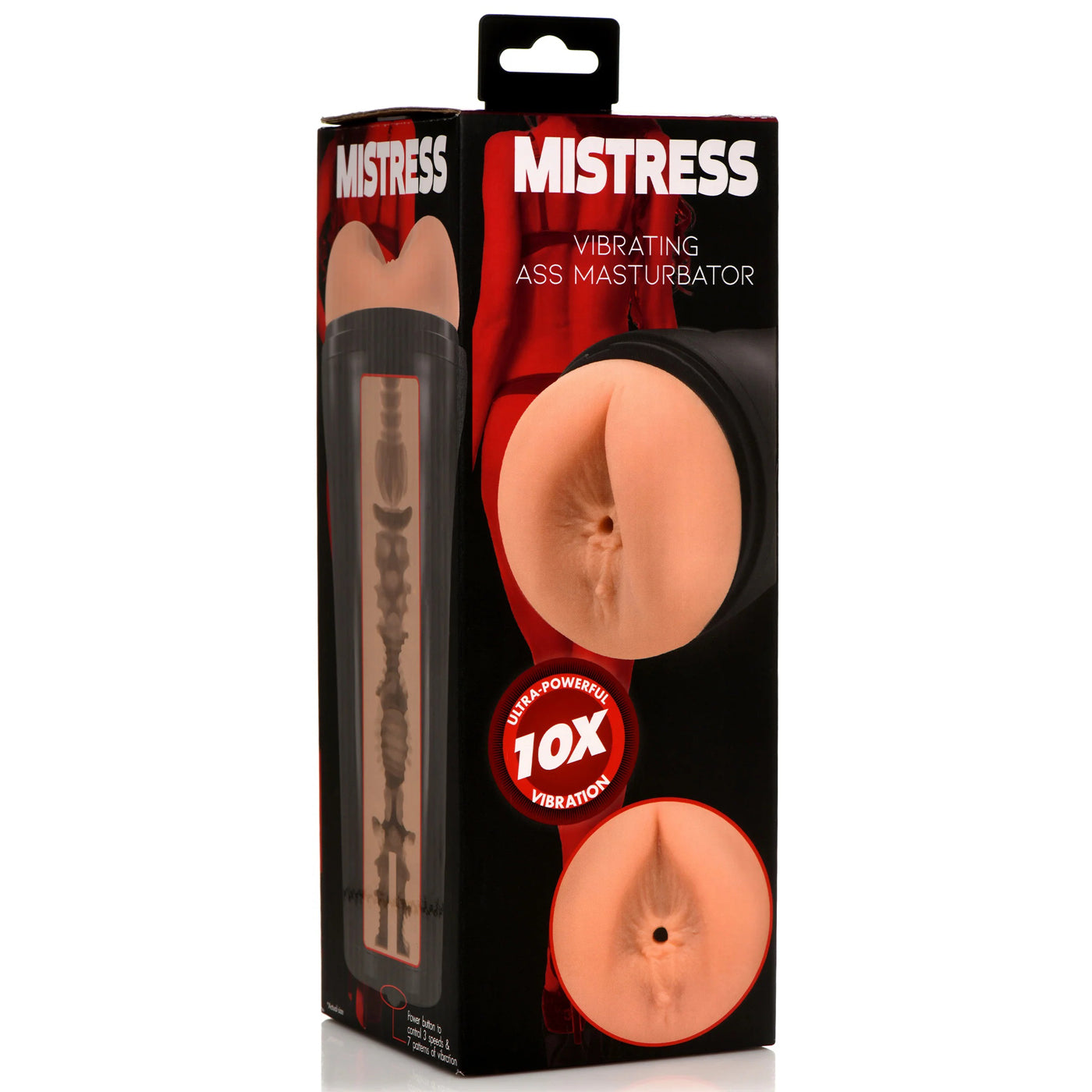 Mistress Vibrating Ass Masturbator - Medium | 653078943719 | Available at EroticWarehouse.com