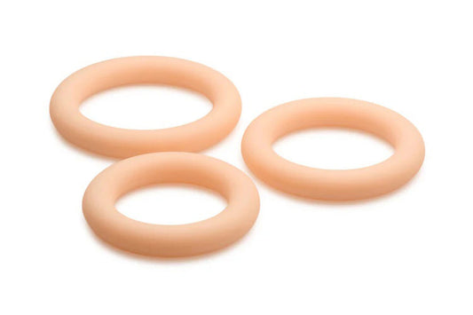 Jock Silicone Cock Ring Set in - Light | 653078944693 | Available at EroticWarehouse.com