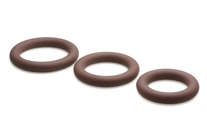 Jock Silicone Cock Ring Set in - Dark | 653078944716 | Available at EroticWarehouse.com