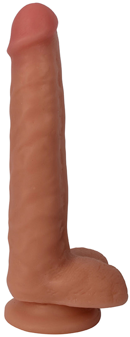 8 Inch Slim Dong With Balls - Vanilla | 643380985361 | Available at EroticWarehouse.com