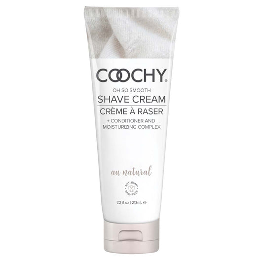 Coochy Shave Cream - Au Natural - 7.2 Oz | 638258900430 | Available at EroticWarehouse.com