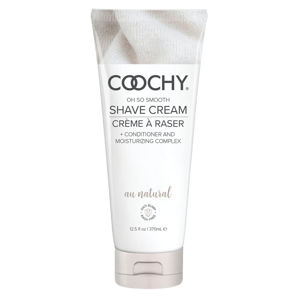 Coochy Shave Cream Au Natural 12.5 Fl. Oz. | 638258900447 | Available at EroticWarehouse.com