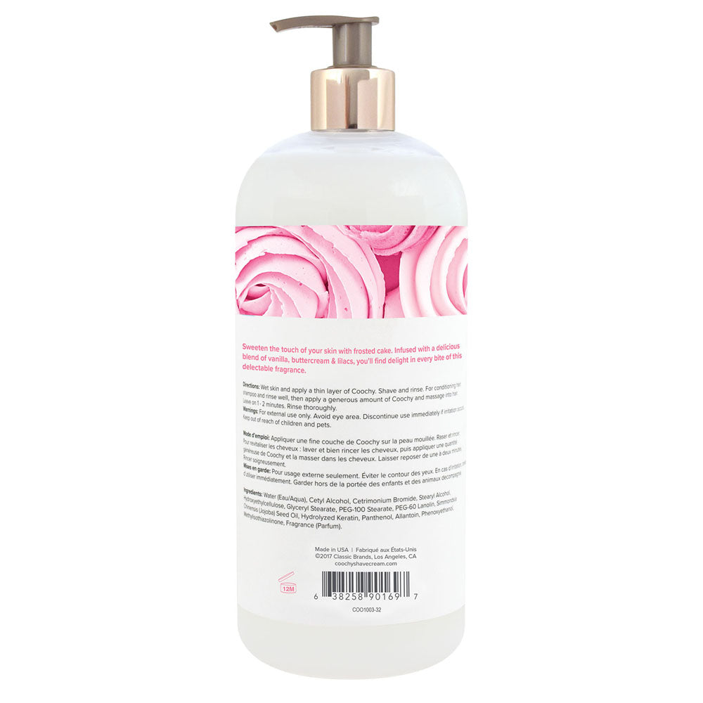 Coochy Shave Cream Frosted Cake 32 Oz | 638258901697 | Available at EroticWarehouse.com
