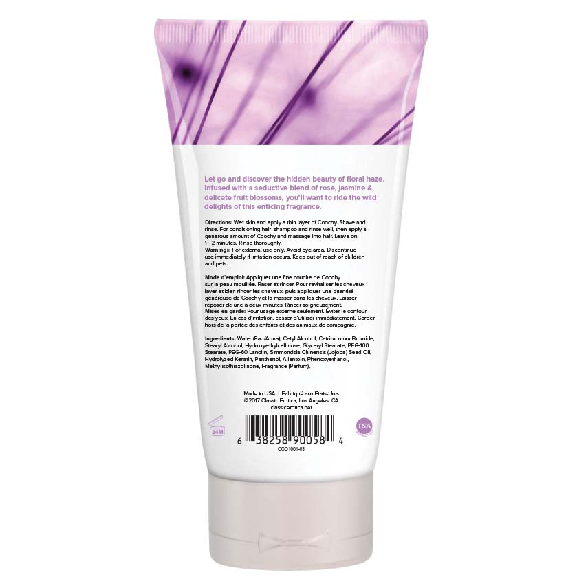 Coochy Shave Cream - Floral Haze - 3.4 Oz | 638258900584 | Available at EroticWarehouse.com