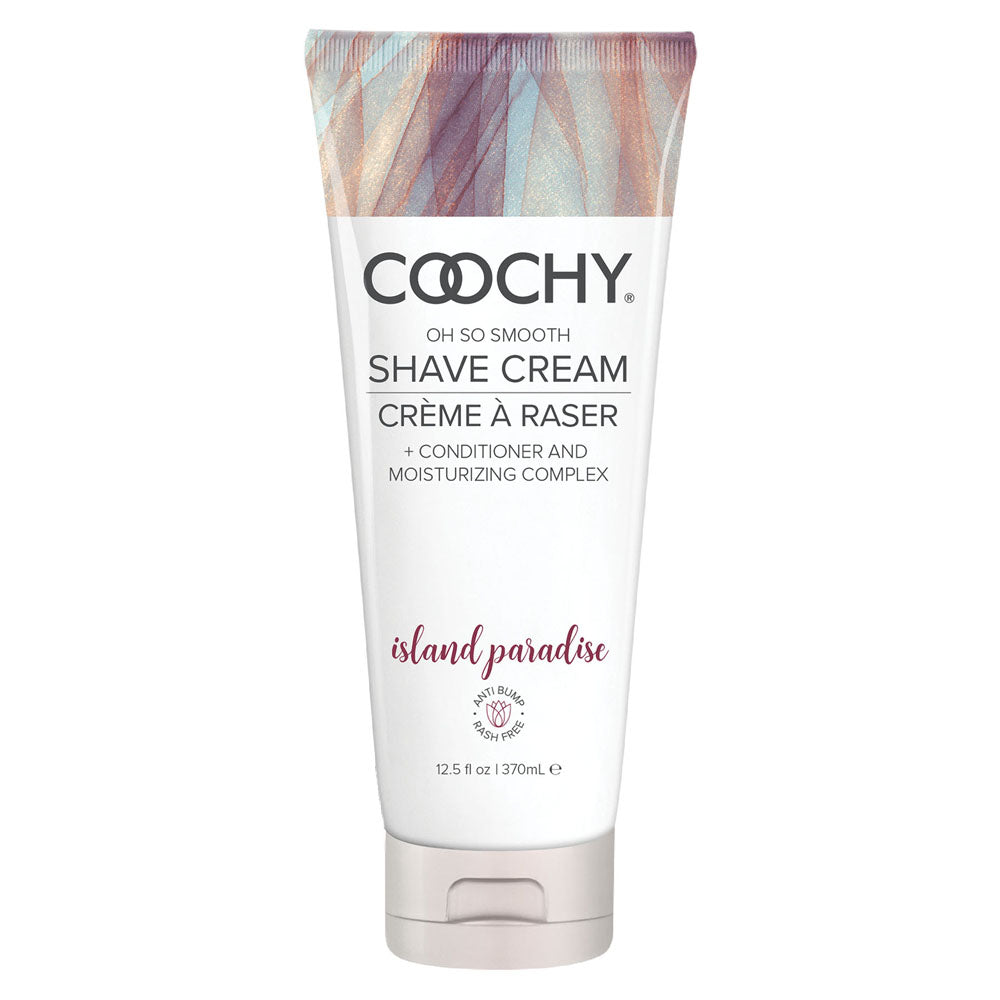 Coochy Shave Cream Island Paradise 12.5 Fl. Oz. | 638258900652 | Available at EroticWarehouse.com