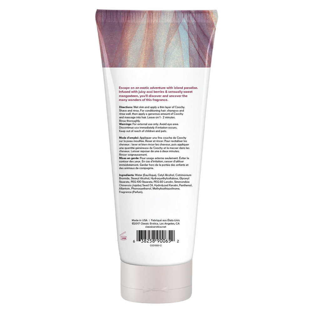 Coochy Shave Cream Island Paradise 12.5 Fl. Oz. | 638258900652 | Available at EroticWarehouse.com