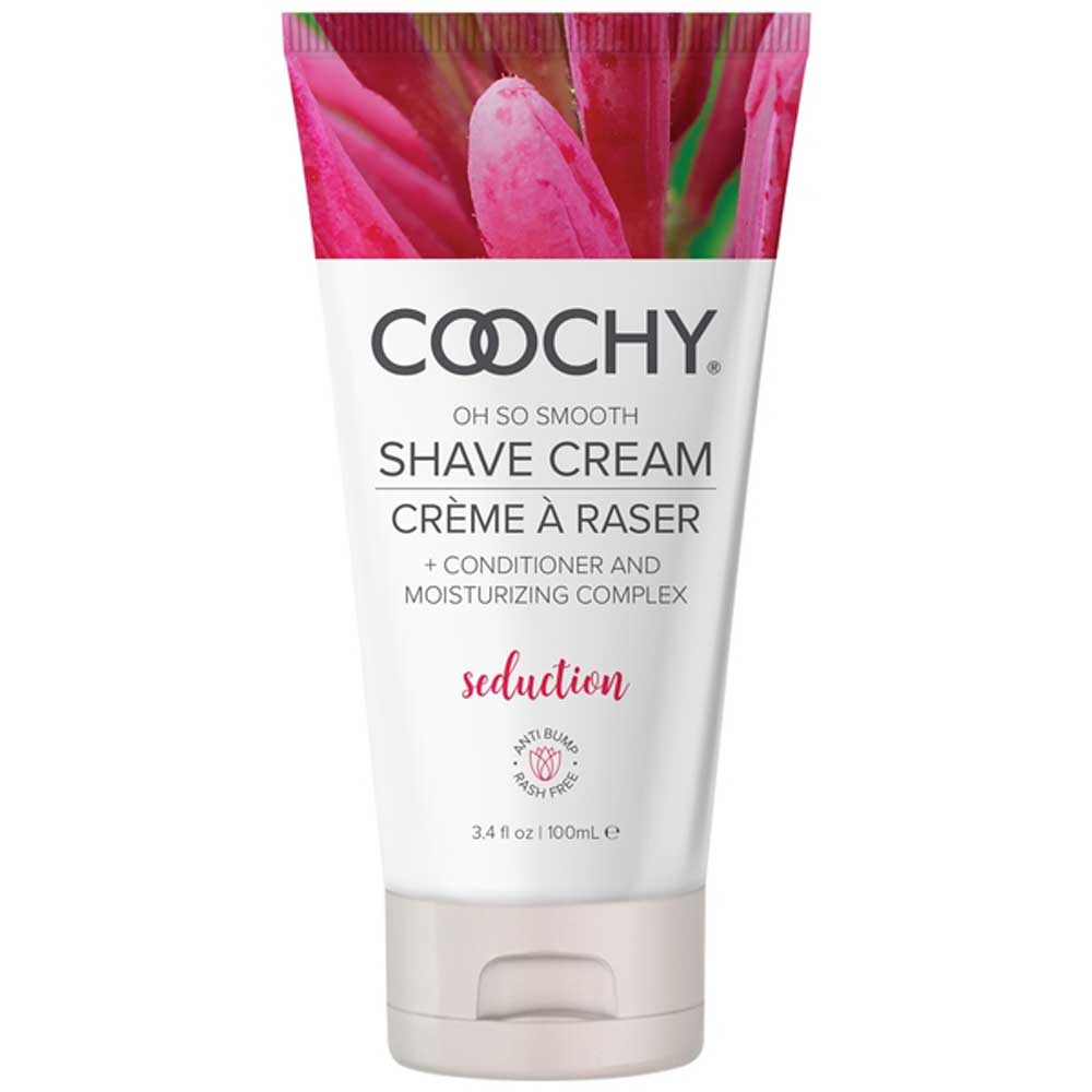 Coochy Oh So Smooth Shave Cream - Seduction - 3.4 Oz | 638258904551 | Available at EroticWarehouse.com