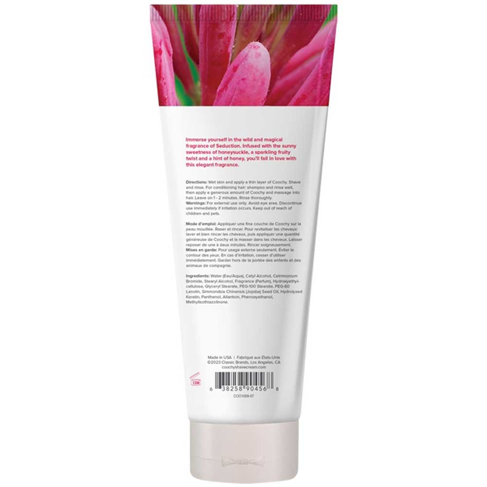 Coochy Oh So Smooth Shave Cream - Seduction - 7.2 Oz | 638258904568 | Available at EroticWarehouse.com