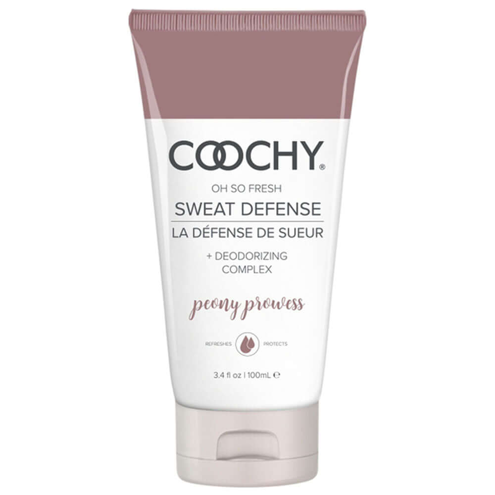 Coochy Sweat Defense Peony Prowess 3.4oz 100ml | 638258902090 | Available at EroticWarehouse.com