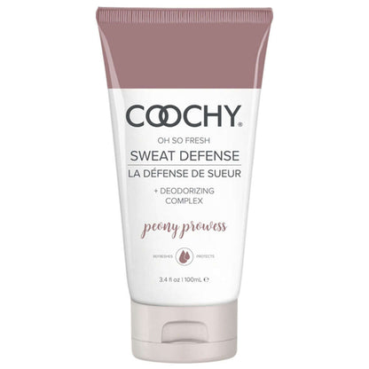 Coochy Sweat Defense Peony Prowess 3.4oz 100ml | 638258902090 | Available at EroticWarehouse.com
