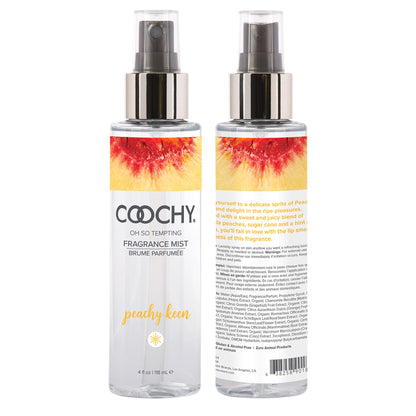 Coochy Oh So Tempting Fragrance Mist - Peachy Keen - 4 Fl. Oz. | 638258901802 | Available at EroticWarehouse.com
