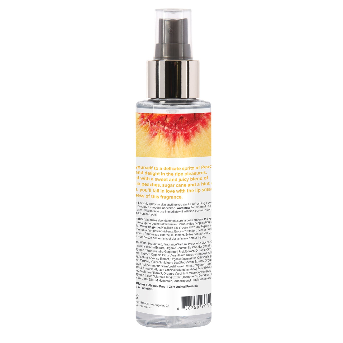 Coochy Oh So Tempting Fragrance Mist - Peachy Keen - 4 Fl. Oz. | 638258901802 | Available at EroticWarehouse.com