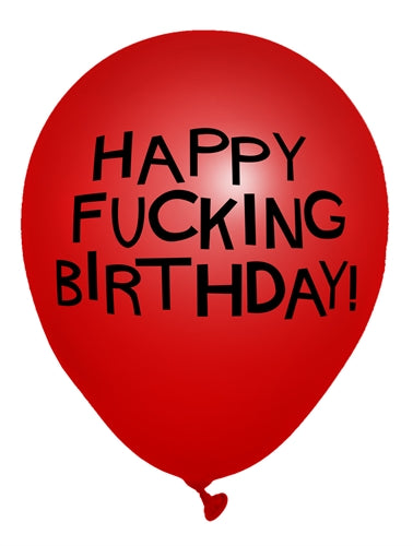 X-Rated Birthday Party Balloons 8 Count | 817717005330 | Available at EroticWarehouse.com