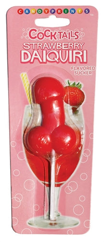 Strawberry Daquiri Cocktail Sucker | 817717067178 | Available at EroticWarehouse.com