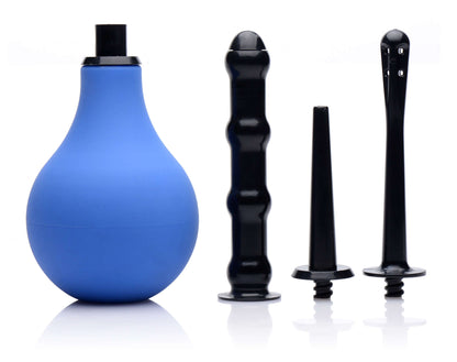 Premium One- Way Valve Anal Douche Set | 848518025807 | Available at EroticWarehouse.com