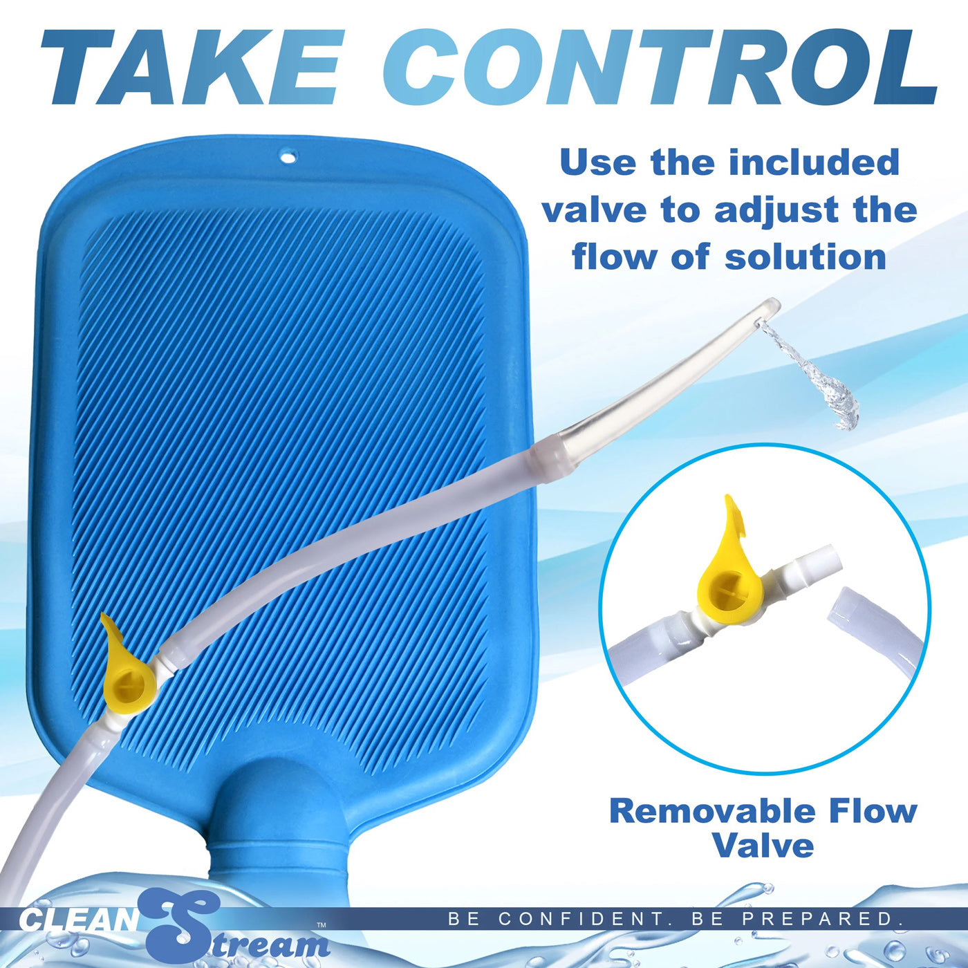 Deluxe Shower Enema Kit - Blue | 848518053701 | Available at EroticWarehouse.com
