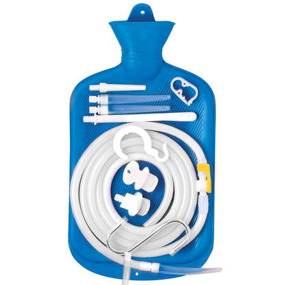 Deluxe Shower Enema Kit - Blue | 848518053701 | Available at EroticWarehouse.com