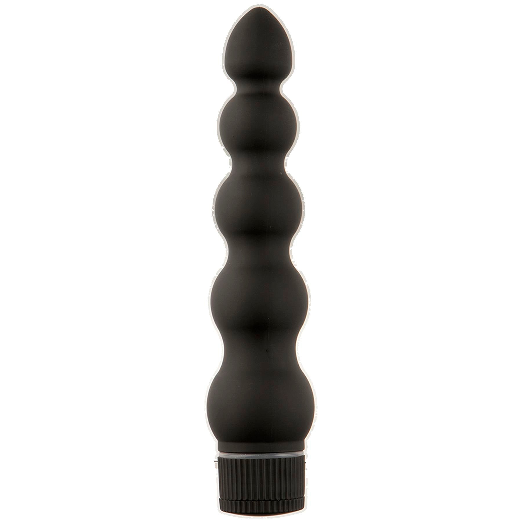 Black Magic 7 Inch Ribbed Vibe | 782421006518 | Available at EroticWarehouse.com