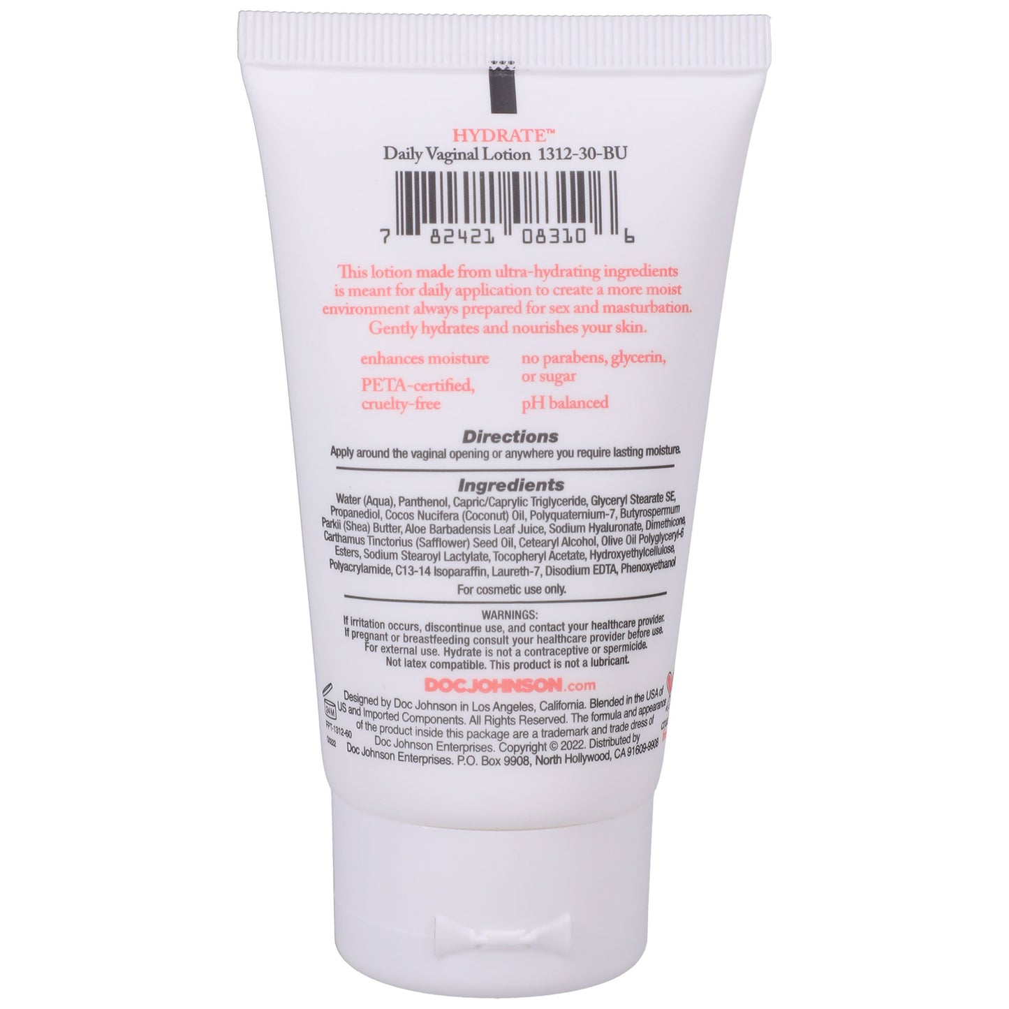 Intimate Enhancements - Hydrate - Daily Vaginal Lotion - 2 Oz. | 782421083106 | Available at EroticWarehouse.com