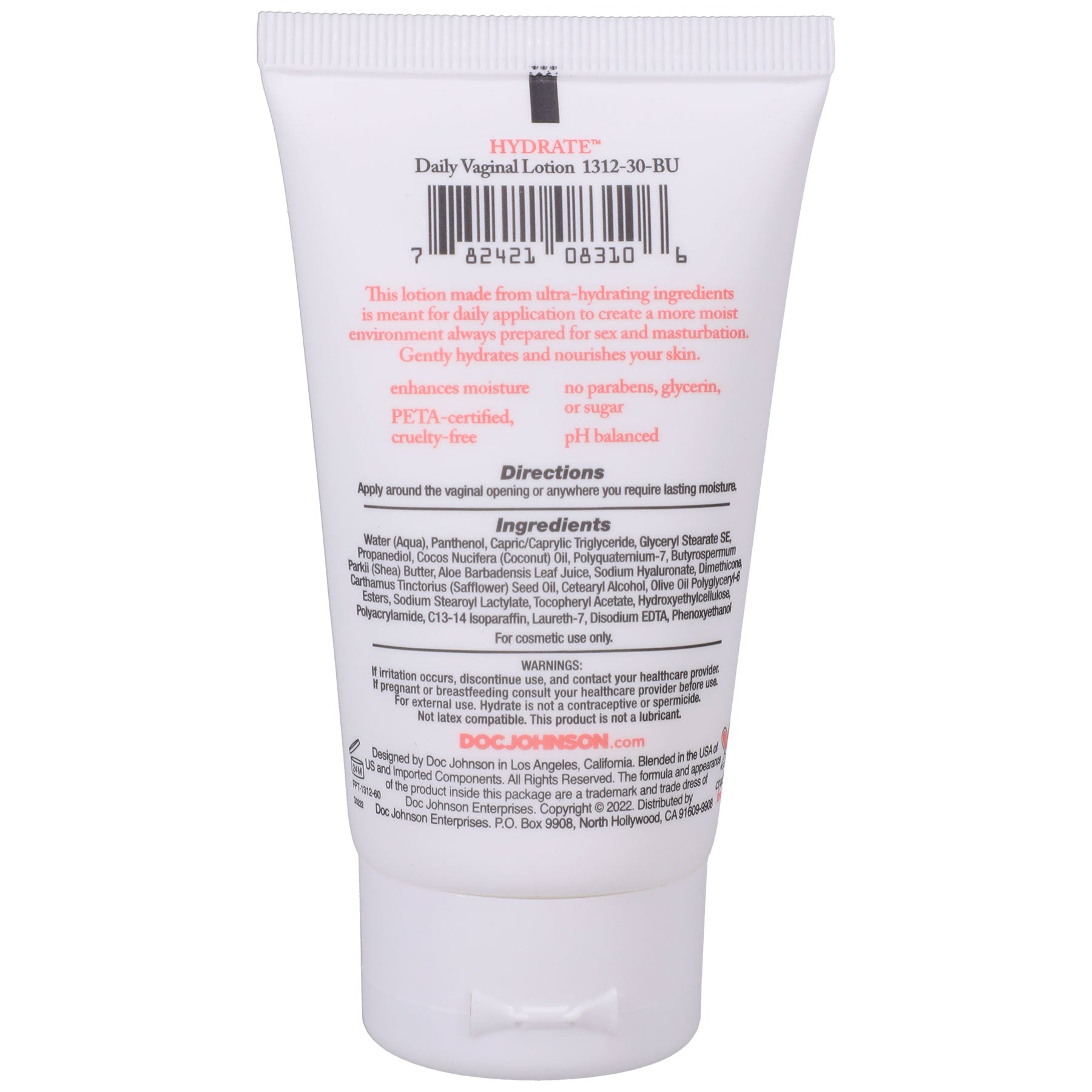 Intimate Enhancements - Hydrate - Daily Vaginal Lotion - 2 Oz. | 782421083106 | Available at EroticWarehouse.com