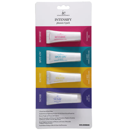 Intimate Enhancements Intensify Pleasure 4 Pack | 782421079154 | Available at EroticWarehouse.com