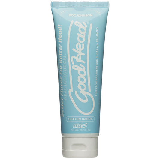 Goodhead - Oral Delight Gel - 4 Oz Tube - Cotton Candy | 782421069629 | Available at EroticWarehouse.com