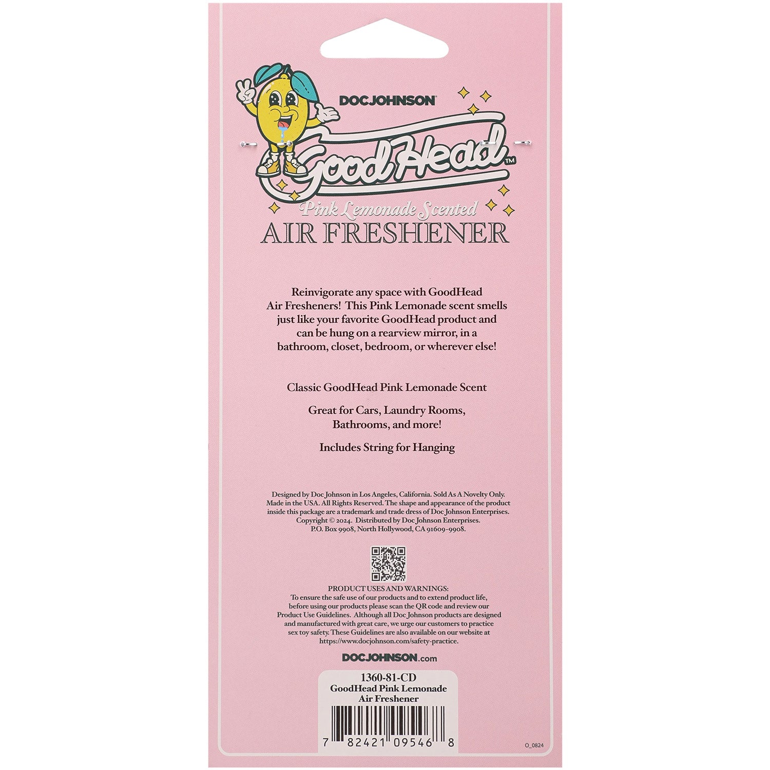 Goodhead Air Freshener Pink Lemonade | 782421095468 | Available at EroticWarehouse.com