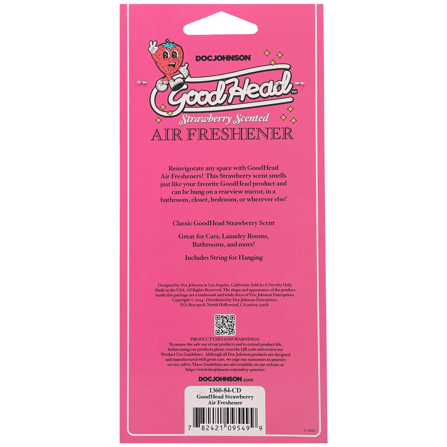 Goodhead Air Freshener Strawberry | 782421095499 | Available at EroticWarehouse.com