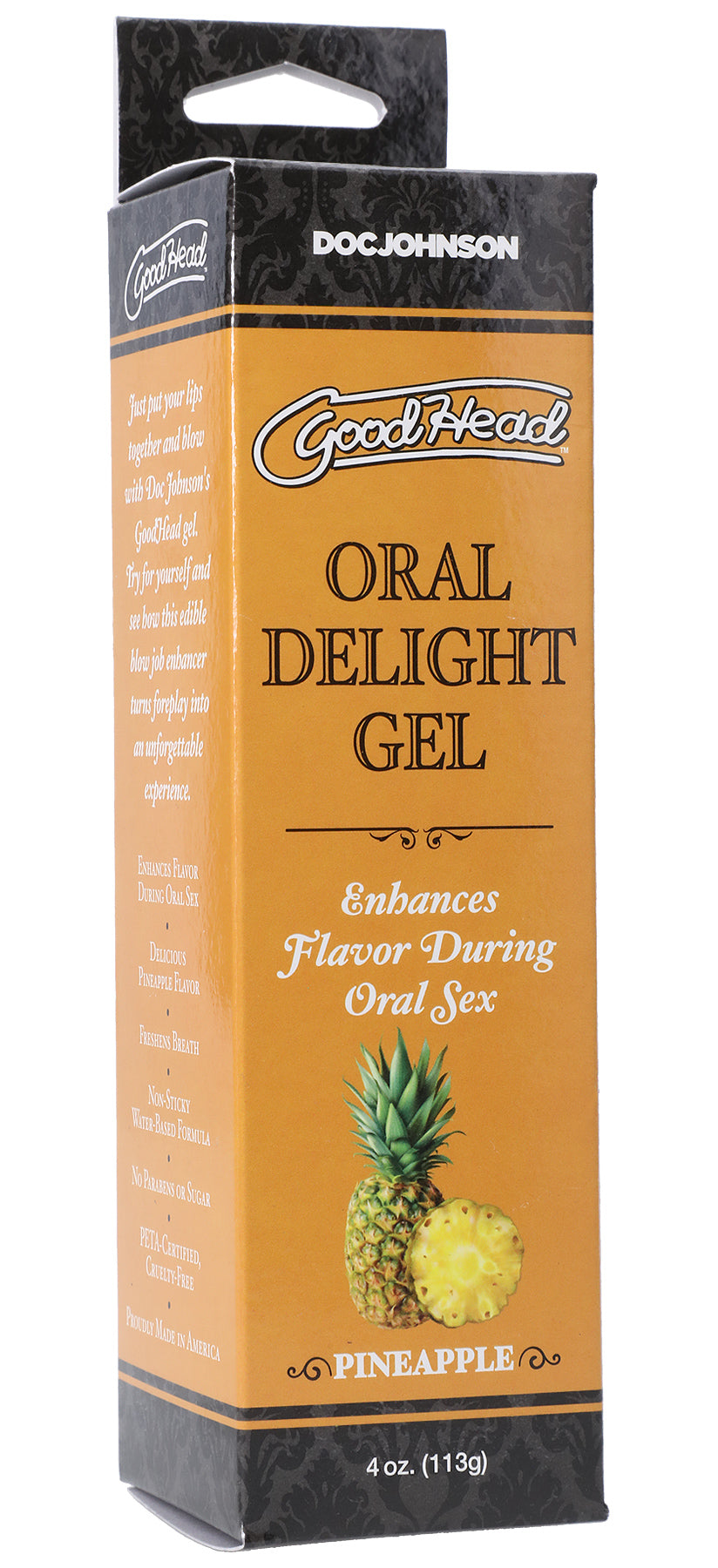 Goodhead - Oral Delight Gel - Pineapple - 4 Oz. | 782421081669 | Available at EroticWarehouse.com