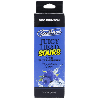 Goodhead - Juicy Head - Dry Mouth Spray - Sour Blue Raspberry - 2 Oz | 782421088613 | Available at EroticWarehouse.com