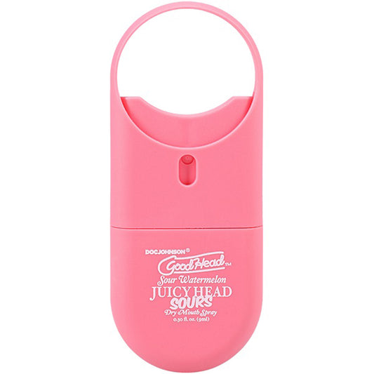 Goodhead Juicyhead Dry Mouth Spray to Go - Sour Watermelon .30 Oz by Doc Johnson 782421093464 available at EroticWarehouse.com