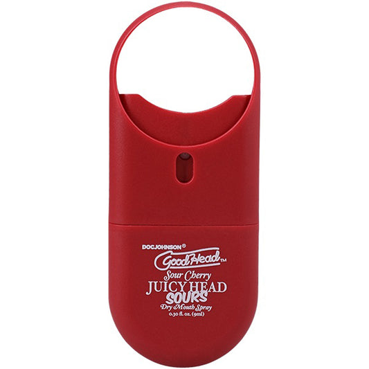 Goodhead Juicyhead Dry Mouth Spray to Go - Sour Cherry .30 Oz by Doc Johnson 782421093495 available at EroticWarehouse.com