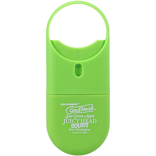 Goodhead Juicyhead Dry Mouth Spray to Go - Sour Green Apple .30 Oz by Doc Johnson 782421093501 available at EroticWarehouse.com
