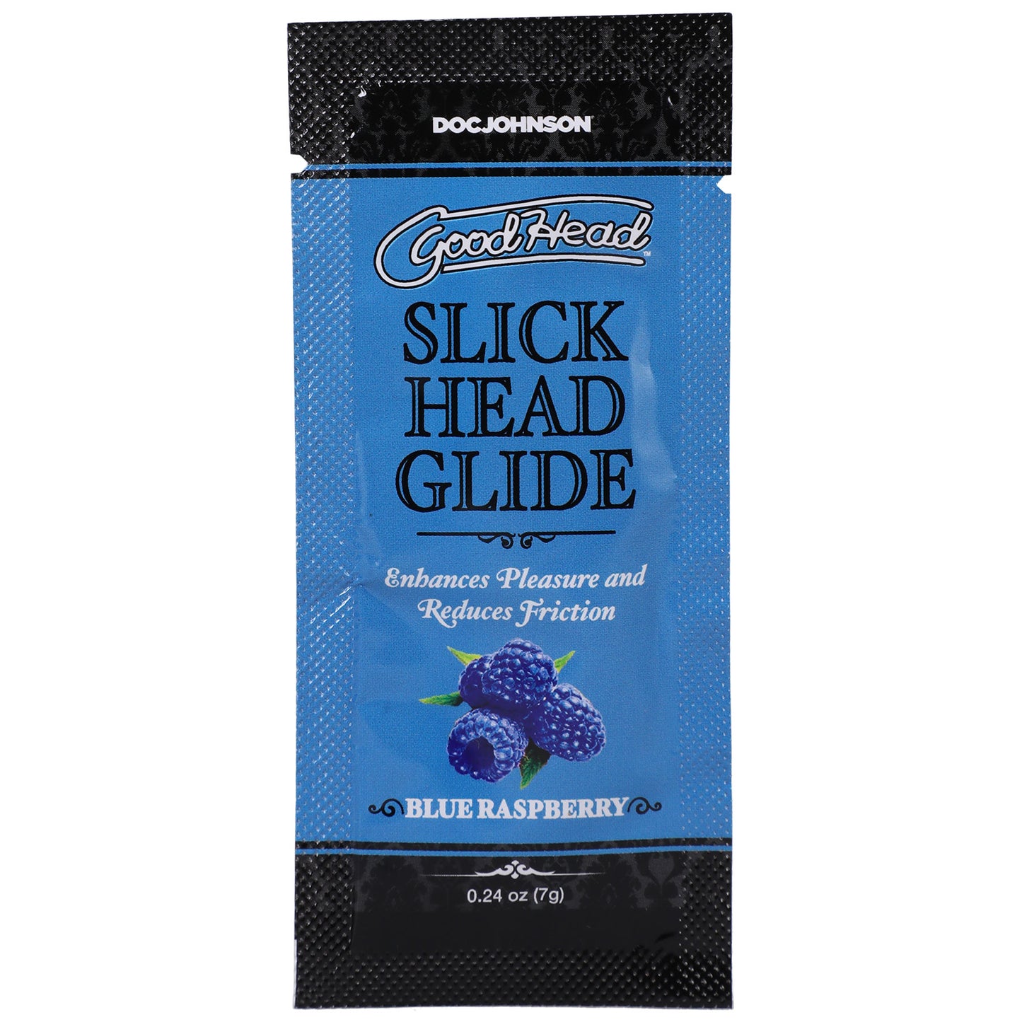 Goodhead - Slick Head Glide - Blue Raspberry - 0.24 Oz | 782421085650 | Available at EroticWarehouse.com