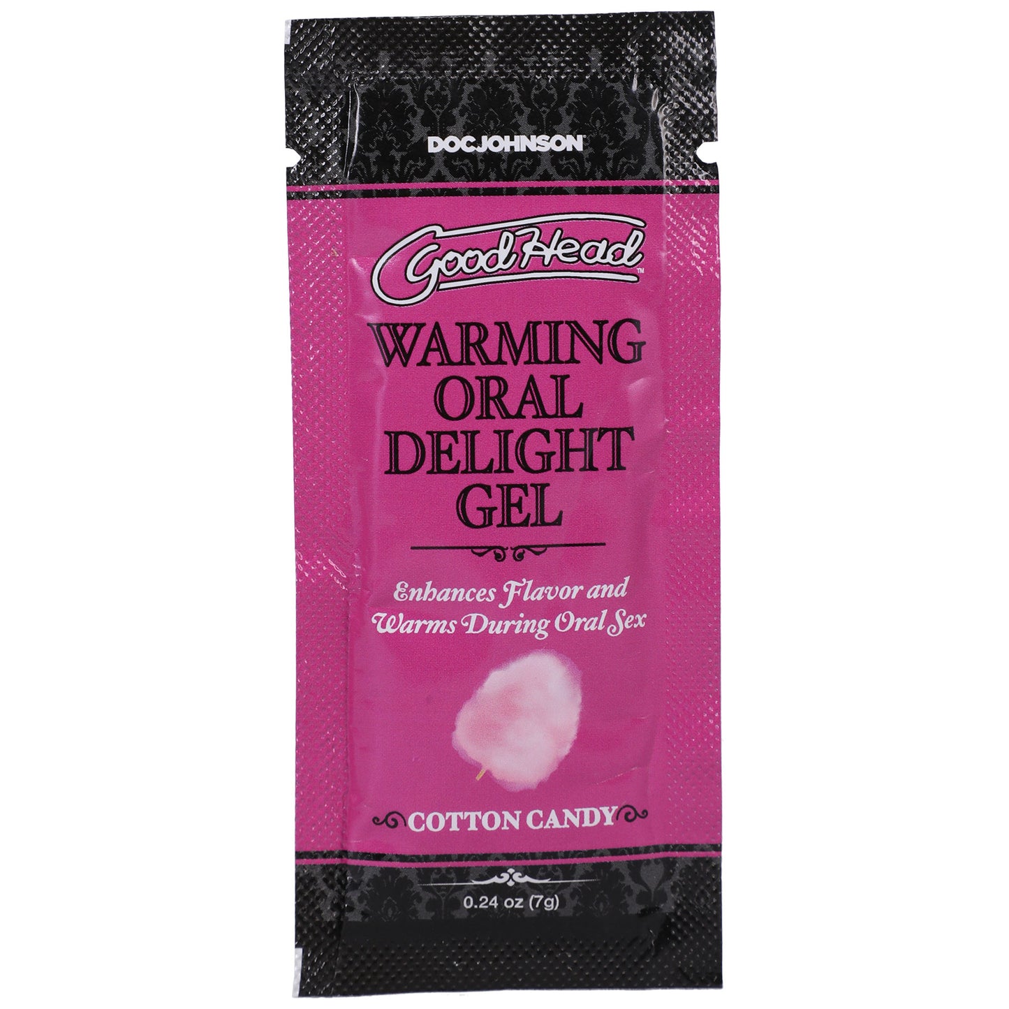 Goodhead - Warming Oral Delight Gel - Cotton Candy - 0.24 Oz | 782421085728 | Available at EroticWarehouse.com