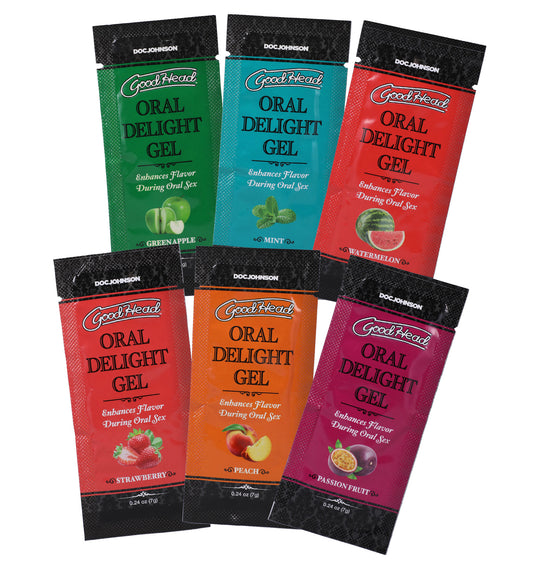 Goodhead - Oral Delight Gel - 6 Pack - 0.24 Oz | 782421086794 | Available at EroticWarehouse.com