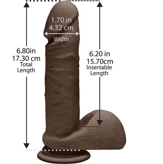 The D - Perfect D 7 Inches - Chocolate | 782421058913 | Available at EroticWarehouse.com