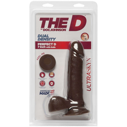 The D - Perfect D 7 Inches - Chocolate | 782421058913 | Available at EroticWarehouse.com