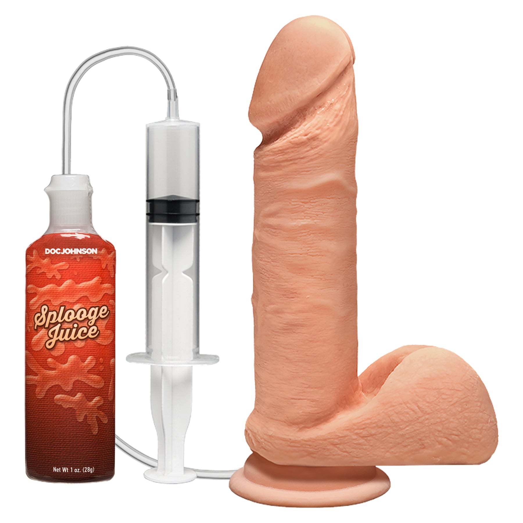 The D - Perfect D - Squirting 7 Inch With Balls | 782421083359 | Available at EroticWarehouse.com