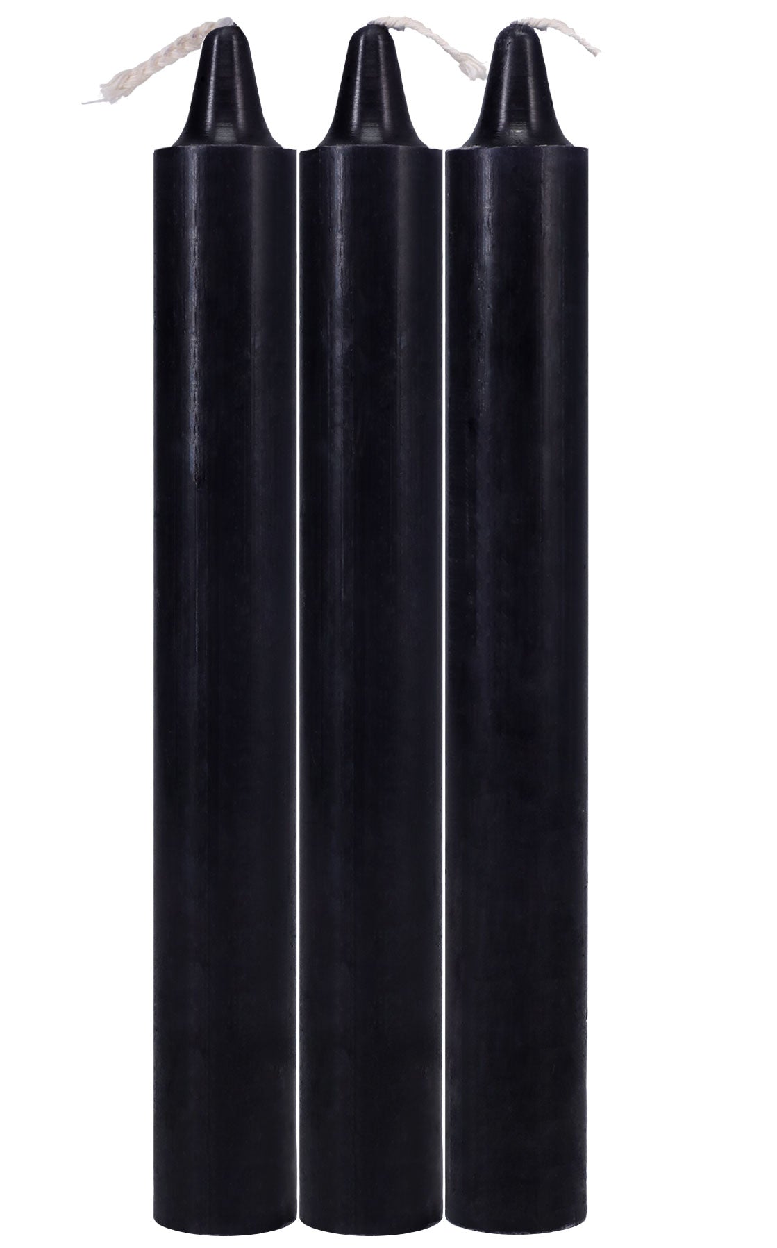 Japanese Drip Candles - 3 Pack - Black | 782421082802 | Available at EroticWarehouse.com