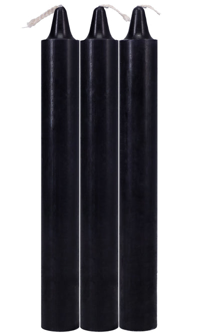 Japanese Drip Candles - 3 Pack - Black | 782421082802 | Available at EroticWarehouse.com