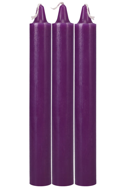 Japanese Drip Candles - 3 Pack - Purple | 782421082819 | Available at EroticWarehouse.com