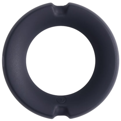 Merci - the Paradox - Silicone Covered Metal Cock Ring - 50mm - Black | 782421089795 | Available at EroticWarehouse.com