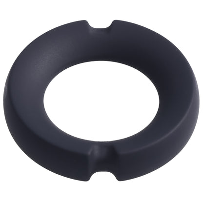 Merci - the Paradox - Silicone Covered Metal Cock Ring - 50mm - Black | 782421089795 | Available at EroticWarehouse.com